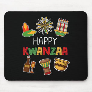 Happy Kwanzaa African American Holiday  Mouse Pad