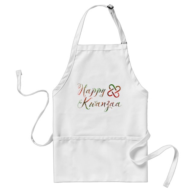 Happy Kwanzaa Bokeh Umoja Standard Apron (Front)