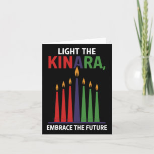 Happy Kwanzaa Candles Africa Holiday African Ameri Card