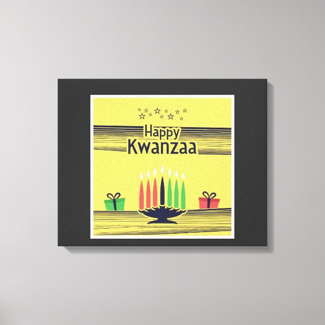  Happy Kwanzaa Canvas Print (Front)