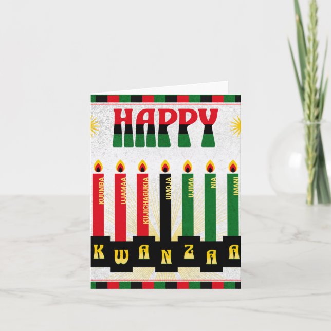 Happy Kwanzaa Card (Front)
