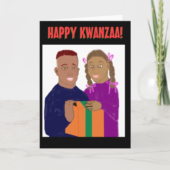 Happy Kwanzaa Card (Front)