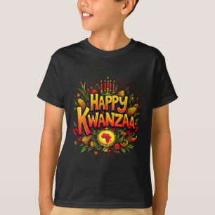 Happy Kwanzaa Christmas Afro-american Happy Kwanza T-Shirt