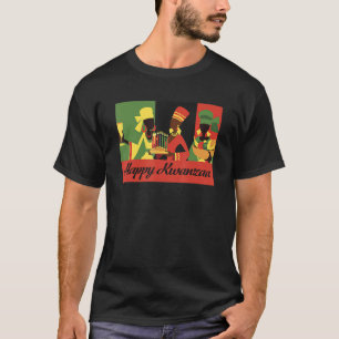 Happy Kwanzaa Decoration African American Peace Lo T-Shirt