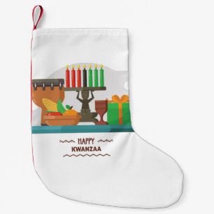 happy kwanzaa gifts stocking