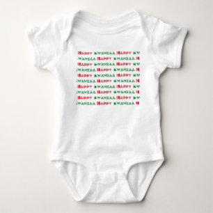Happy Kwanzaa Greeting 2 Baby Bodysuit