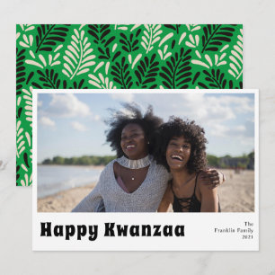 Happy Kwanzaa Holiday Photo Card