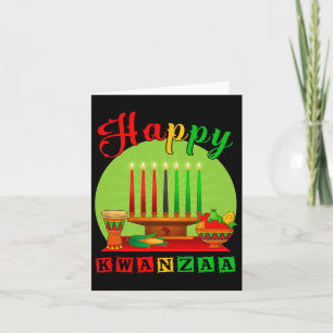 Happy Kwanzaa Kinara Seven Candles Principles Of K Card