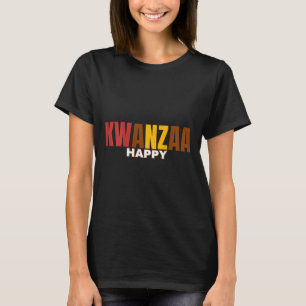 Happy Kwanzaa Kinara-seven Principles Of Kwanzaa ( T-Shirt