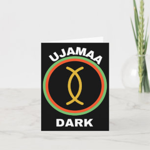 Happy Kwanzaa Kinara-ujamaa Principles Of Kwanzaa  Card