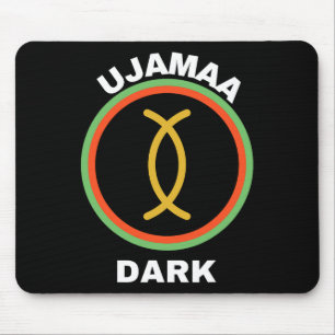 Happy Kwanzaa Kinara-ujamaa Principles Of Kwanzaa  Mouse Pad