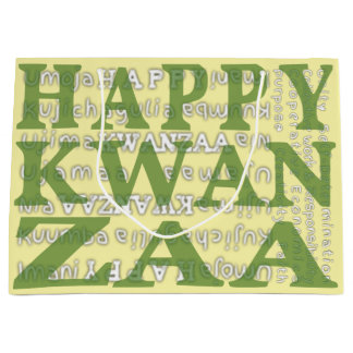 Happy Kwanzaa Large Gift Bag