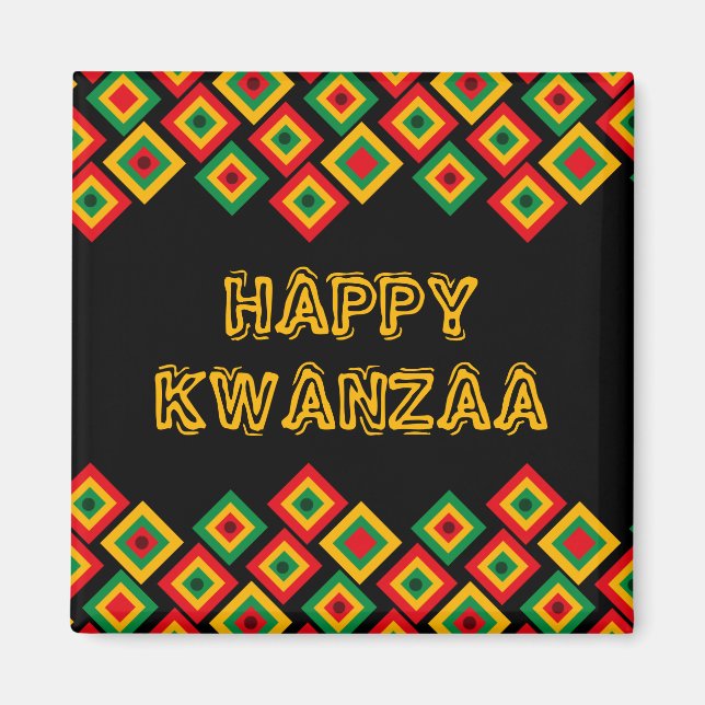 Happy KWANZAA Magnet (Front)