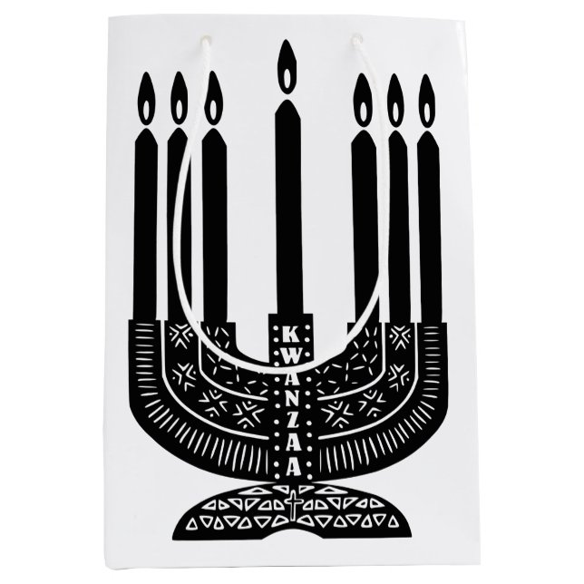 Happy Kwanzaa Medium Gift Bag (Front)