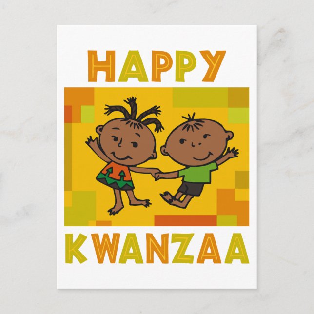 Happy Kwanzaa Postcard (Front)