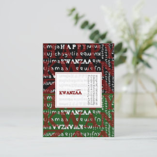 Happy Kwanzaa Postcard