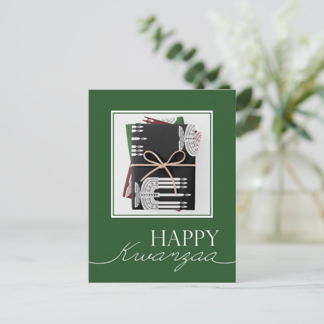 Happy Kwanzaa Postcard (Standing Front)