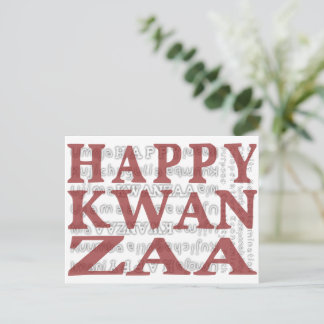 Happy Kwanzaa Postcard