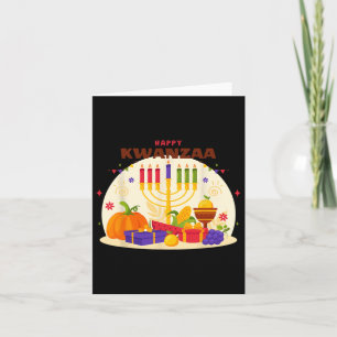 Happy Kwanzaa Seven Principles Of Kwanzaa Kinara M Card
