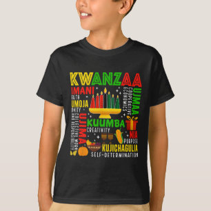 Happy Kwanzaa Seven Principles Of Kwanzaa Men Wome T-Shirt