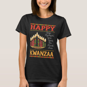 Happy Kwanzaa Seven Principles Of Kwanzaa Men Wome T-Shirt