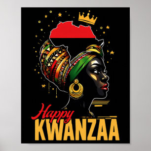 Happy Kwanzaa Seven Principles Of Kwanzaa Women 17 Poster