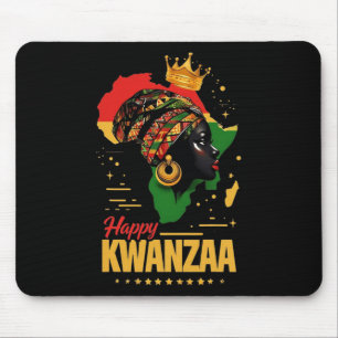 Happy Kwanzaa Seven Principles Of Kwanzaa Women 18 Mouse Pad