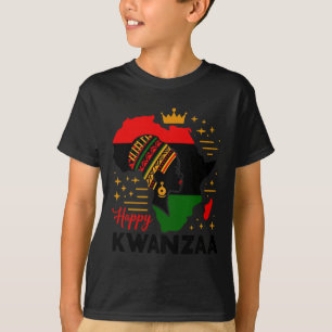 Happy Kwanzaa Seven Principles Of Kwanzaa Women 19 T-Shirt