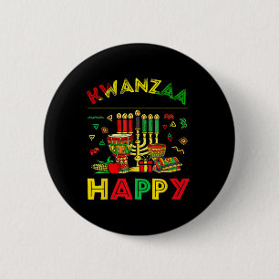 Happy Kwanzaa Seven Principles Of Kwanzaa Women 8 6 Cm Round Badge