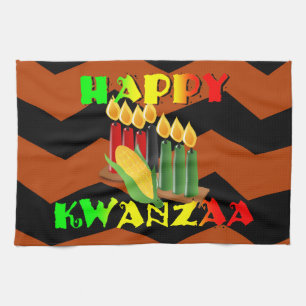 HAPPY KWANZAA TEA TOWEL