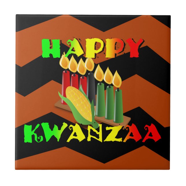 HAPPY KWANZAA TILE (Front)