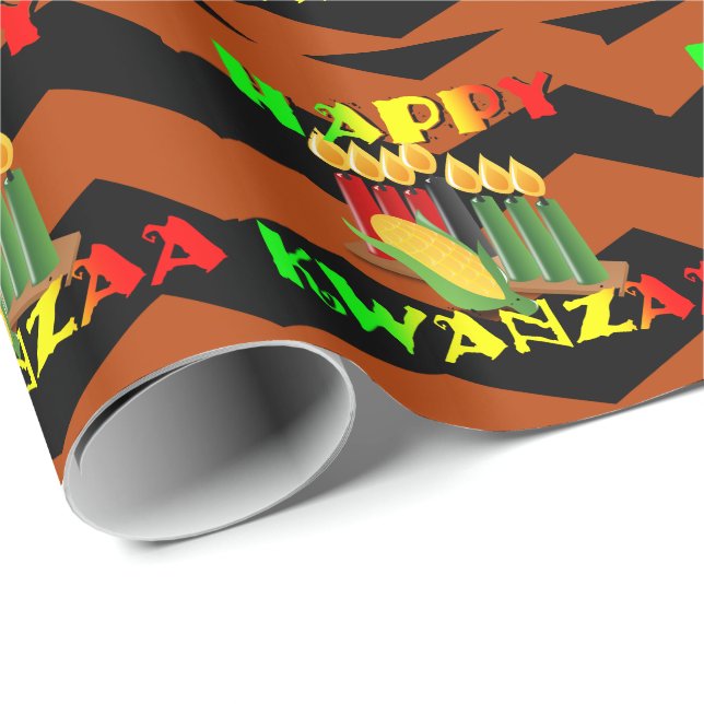 HAPPY KWANZAA WRAPPING PAPER (Roll Corner)