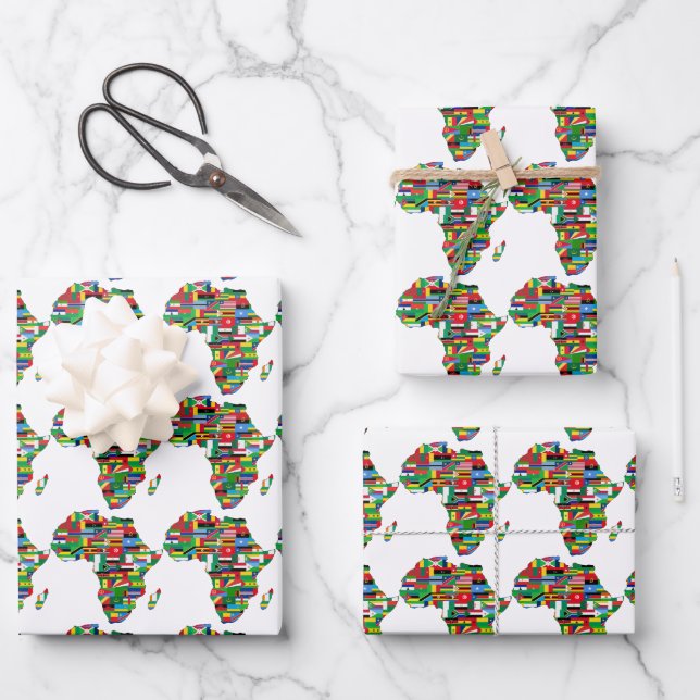 Happy Kwanzaa  Wrapping Paper Sheet (Front)