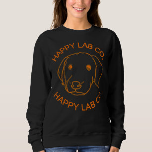 Happy Lab Orange Lab Puppy Eyes Labrador Labrador Sweatshirt