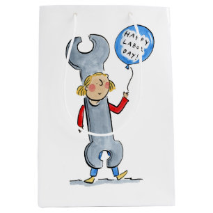 Happy Labor Day! Medium Gift Bag