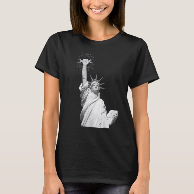 Happy Labor Day Shirt Statue of Liberty Labor Day  (Front)