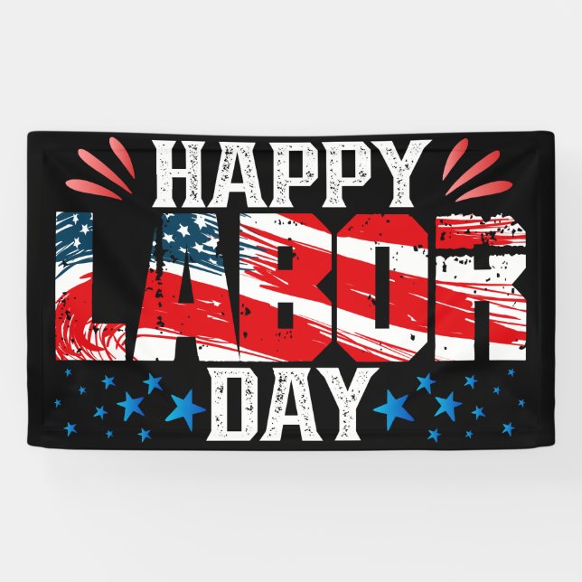 Happy Labour Day Banner (Horizontal)