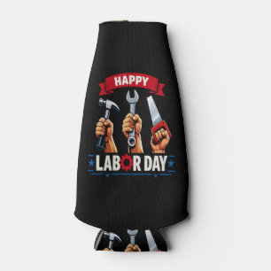 Happy Labour-day Bottle Cooler