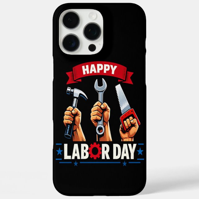 Happy Labour-day Case-Mate iPhone Case (Back)