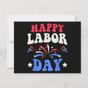 Happy Labour Day Men Women Kids Save The Date