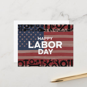  Happy Labour Day Postcard