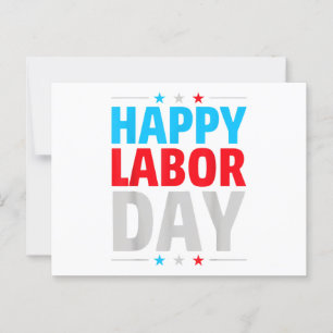 Happy Labour Day! Postcard