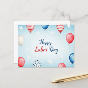 Happy Labour Day Postcard