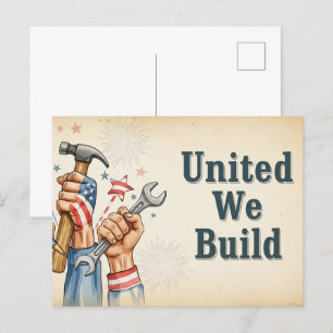 Happy Labour Day Postcard