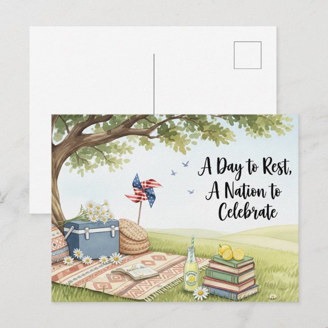 Happy Labour Day  Postcard (Front/Back)
