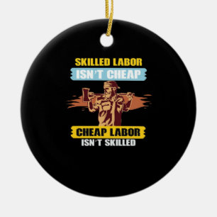 Happy Labour Day – Skilled Labour Isn’t Cheap, Che Ceramic Tree Decoration
