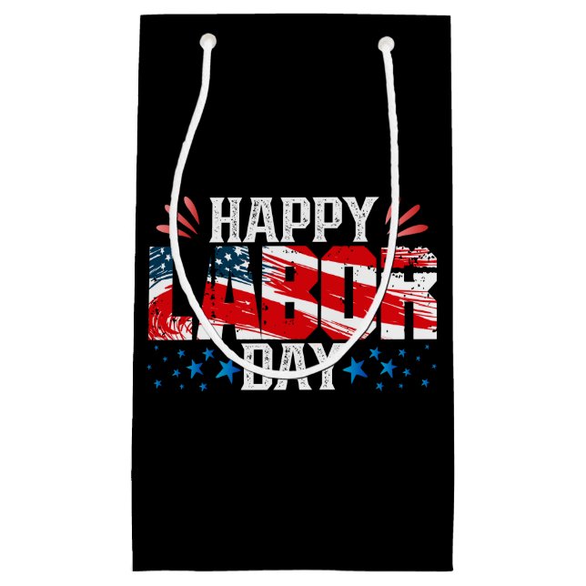 Happy Labour Day Small Gift Bag (Front)