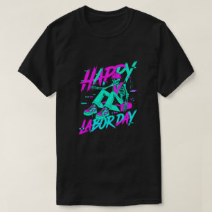 Happy Labour Day Typography Unique T-Shirt Design
