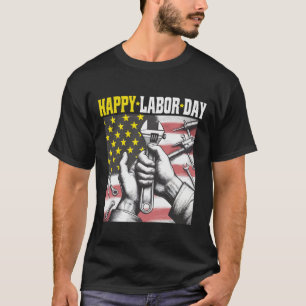 Happy Labour Day unique labour day design T-Shirt