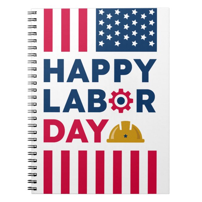 Happy Labour Day, United States Notebook (Front)